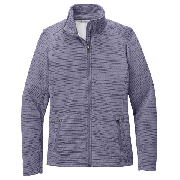 Ladies Digi Stripe Fleece Jacket Thumbnail