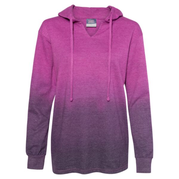 Women's French Terry Ombré Hooded Sweatshirt Thumbnail