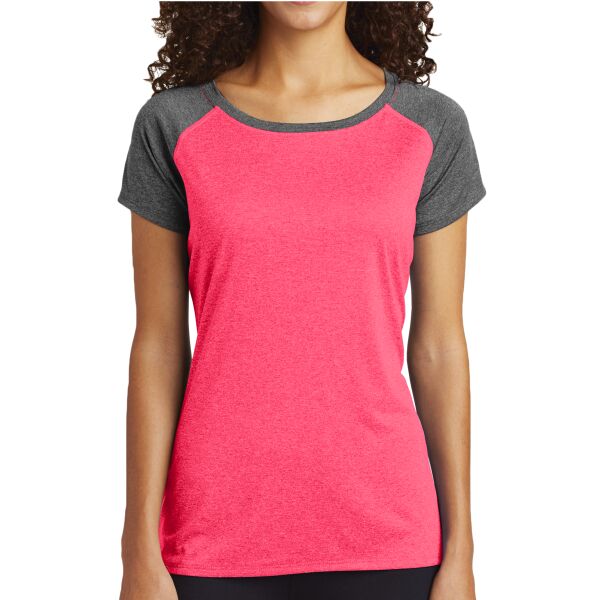 Ladies Heather On Heather Contender Scoop Neck Tee Thumbnail