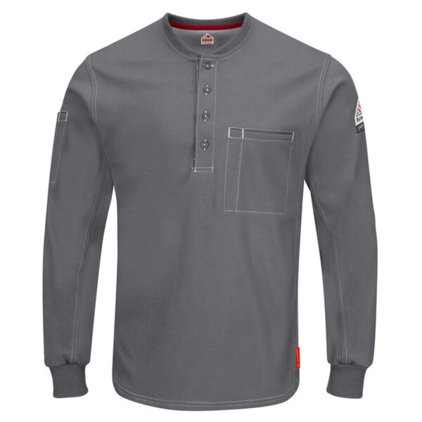 iQ Series® Plus Long Sleeve Henley - Tall Sizes Thumbnail
