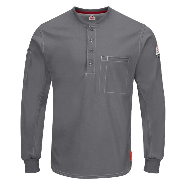 iQ Series® Plus Long Sleeve Henley Thumbnail
