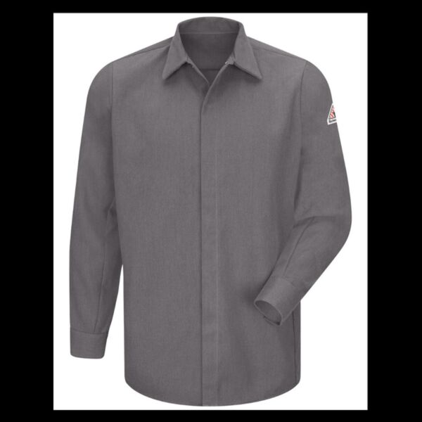 Concealed-Gripper Pocketless Long Sleeve Shirt - CoolTouch® 2 - Tall Sizes Thumbnail