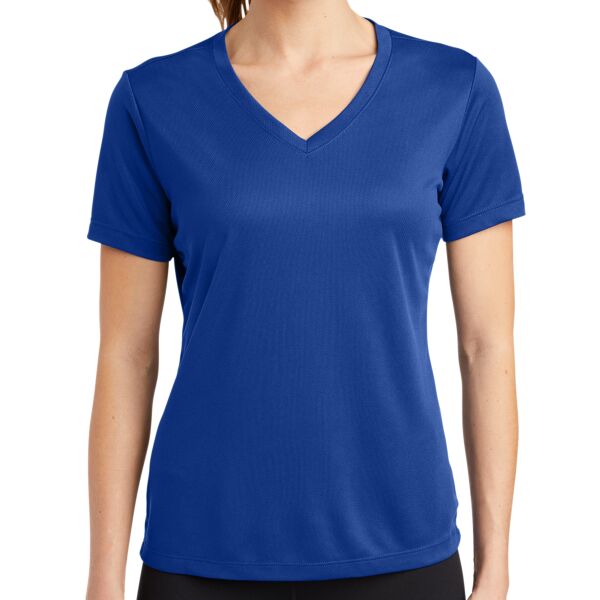 Women's PosiCharge ® RacerMesh ® V Neck Tee Thumbnail
