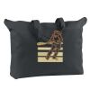 12 oz. Canvas Zippered Book Tote Thumbnail