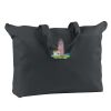 12 oz. Canvas Zippered Book Tote Thumbnail