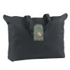 12 oz. Canvas Zippered Book Tote Thumbnail