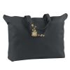 12 oz. Canvas Zippered Book Tote Thumbnail
