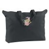 12 oz. Canvas Zippered Book Tote Thumbnail