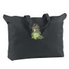 12 oz. Canvas Zippered Book Tote Thumbnail