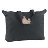 12 oz. Canvas Zippered Book Tote Thumbnail