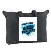 12 oz. Canvas Zippered Book Tote Thumbnail
