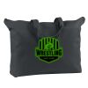 12 oz. Canvas Zippered Book Tote Thumbnail