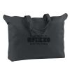 12 oz. Canvas Zippered Book Tote Thumbnail