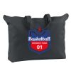 12 oz. Canvas Zippered Book Tote Thumbnail