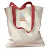 Canvas Tote with Contrasting Handles Thumbnail