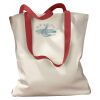 Canvas Tote with Contrasting Handles Thumbnail