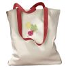 Canvas Tote with Contrasting Handles Thumbnail