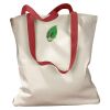 Canvas Tote with Contrasting Handles Thumbnail