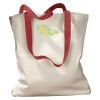Canvas Tote with Contrasting Handles Thumbnail