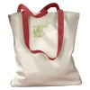 Canvas Tote with Contrasting Handles Thumbnail