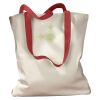 Canvas Tote with Contrasting Handles Thumbnail