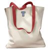 Canvas Tote with Contrasting Handles Thumbnail