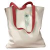Canvas Tote with Contrasting Handles Thumbnail