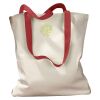 Canvas Tote with Contrasting Handles Thumbnail