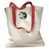 Canvas Tote with Contrasting Handles Thumbnail