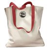 Canvas Tote with Contrasting Handles Thumbnail