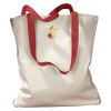 Canvas Tote with Contrasting Handles Thumbnail