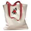 Canvas Tote with Contrasting Handles Thumbnail