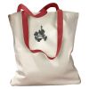 Canvas Tote with Contrasting Handles Thumbnail