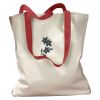 Canvas Tote with Contrasting Handles Thumbnail