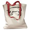 Canvas Tote with Contrasting Handles Thumbnail