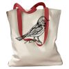 Canvas Tote with Contrasting Handles Thumbnail