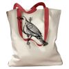 Canvas Tote with Contrasting Handles Thumbnail