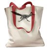 Canvas Tote with Contrasting Handles Thumbnail