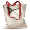 Canvas Tote with Contrasting Handles Thumbnail
