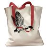 Canvas Tote with Contrasting Handles Thumbnail