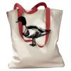Canvas Tote with Contrasting Handles Thumbnail