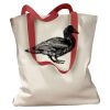 Canvas Tote with Contrasting Handles Thumbnail