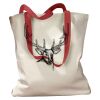 Canvas Tote with Contrasting Handles Thumbnail