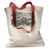 Canvas Tote with Contrasting Handles Thumbnail