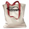 Canvas Tote with Contrasting Handles Thumbnail