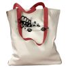 Canvas Tote with Contrasting Handles Thumbnail