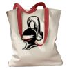 Canvas Tote with Contrasting Handles Thumbnail