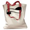 Canvas Tote with Contrasting Handles Thumbnail