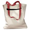 Canvas Tote with Contrasting Handles Thumbnail
