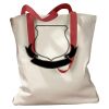 Canvas Tote with Contrasting Handles Thumbnail